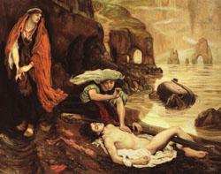 Ford Madox Brown Don Juan Discovered by Haydee oil painting picture